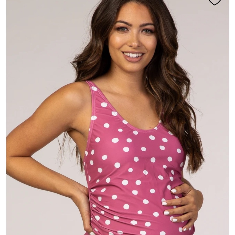 Pinkblush Pink Polka Dot One Piece Swimsuit